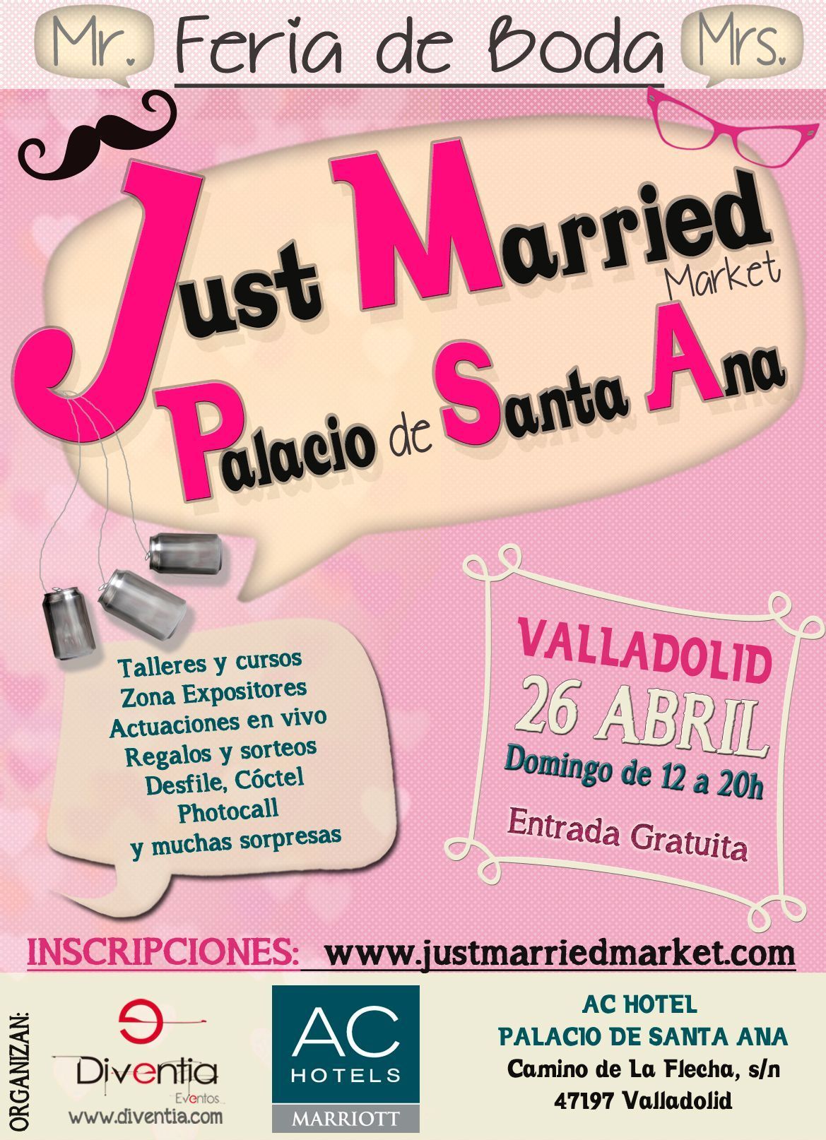 Llega a Valladolid la Feria de Boda ?Just Married Market?