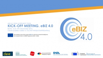 Se inicia el proyecto europeo eBIZ-4.0, coordinado por Clave Informática, en Elche Parque Empresarial