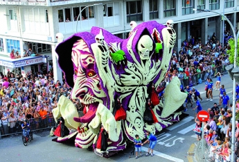 Carroza Astaroth, vencedora en la edición 2016 de la Batalla de