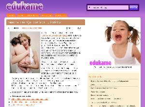 Portada web edukame.com Portada web edukame.com