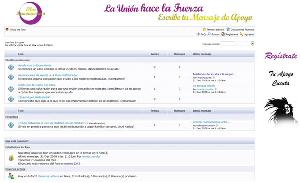 Pantallazo de EllasDenuncian.com Pantallazo de EllasDenuncian.com