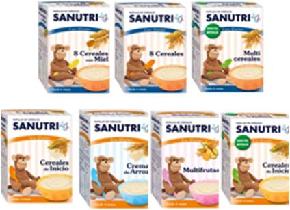 SANUTRI garantiza la ausencia de proteínas de leche, lactosa y huevo, en sus papillas de cereales SANUTRI garantiza la ausencia de proteínas de leche, lactosa y huevo, en sus papillas de cereales