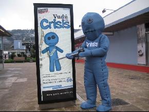 Imagen de la campaña "Vudú a la crisis" Imagen de la campaña "Vudú a la crisis"