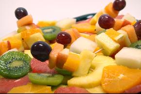 Brochetas de fruta Brochetas de fruta
