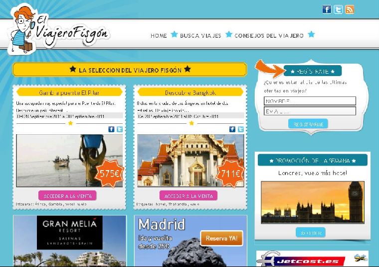 Featured image of post El Viajero Fisgon Somos tu agencia de viajes social nuestro trabajo es fisgonear todas las ofertas de viajes de la red seleccionarlas y