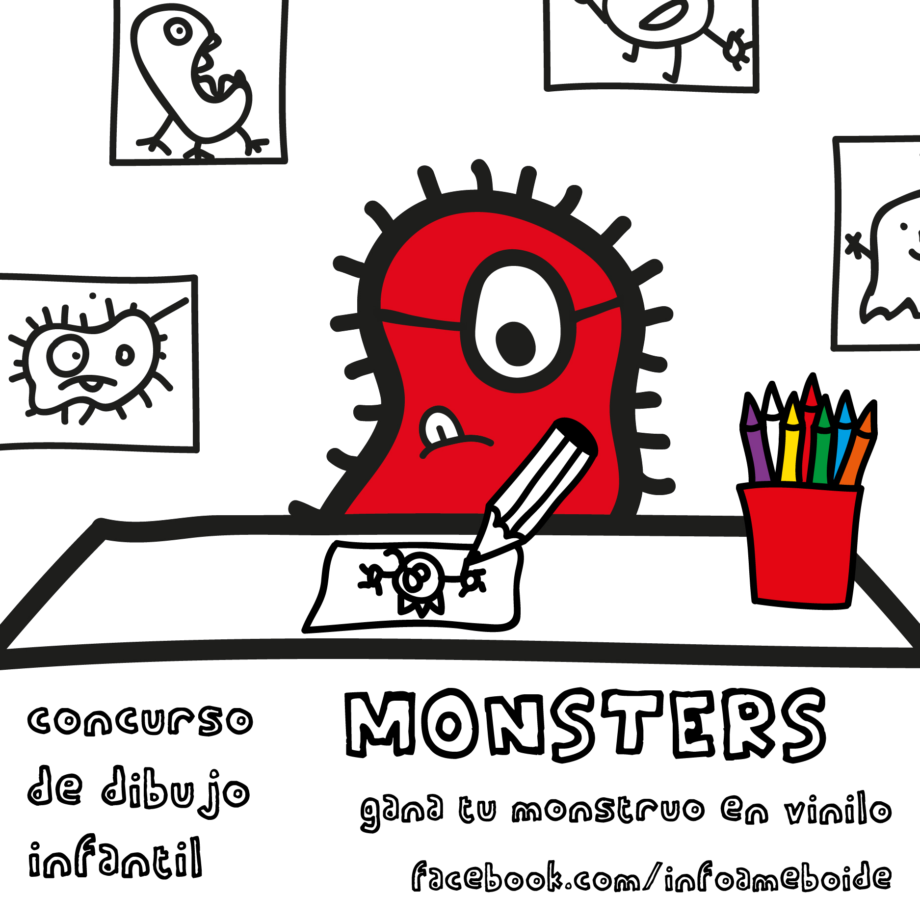 Monsters: Concurso de dibujo infantil