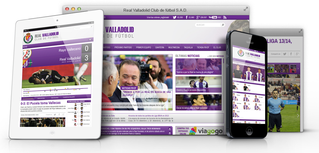 Así se hizo la web del Real Valladolid C.F.