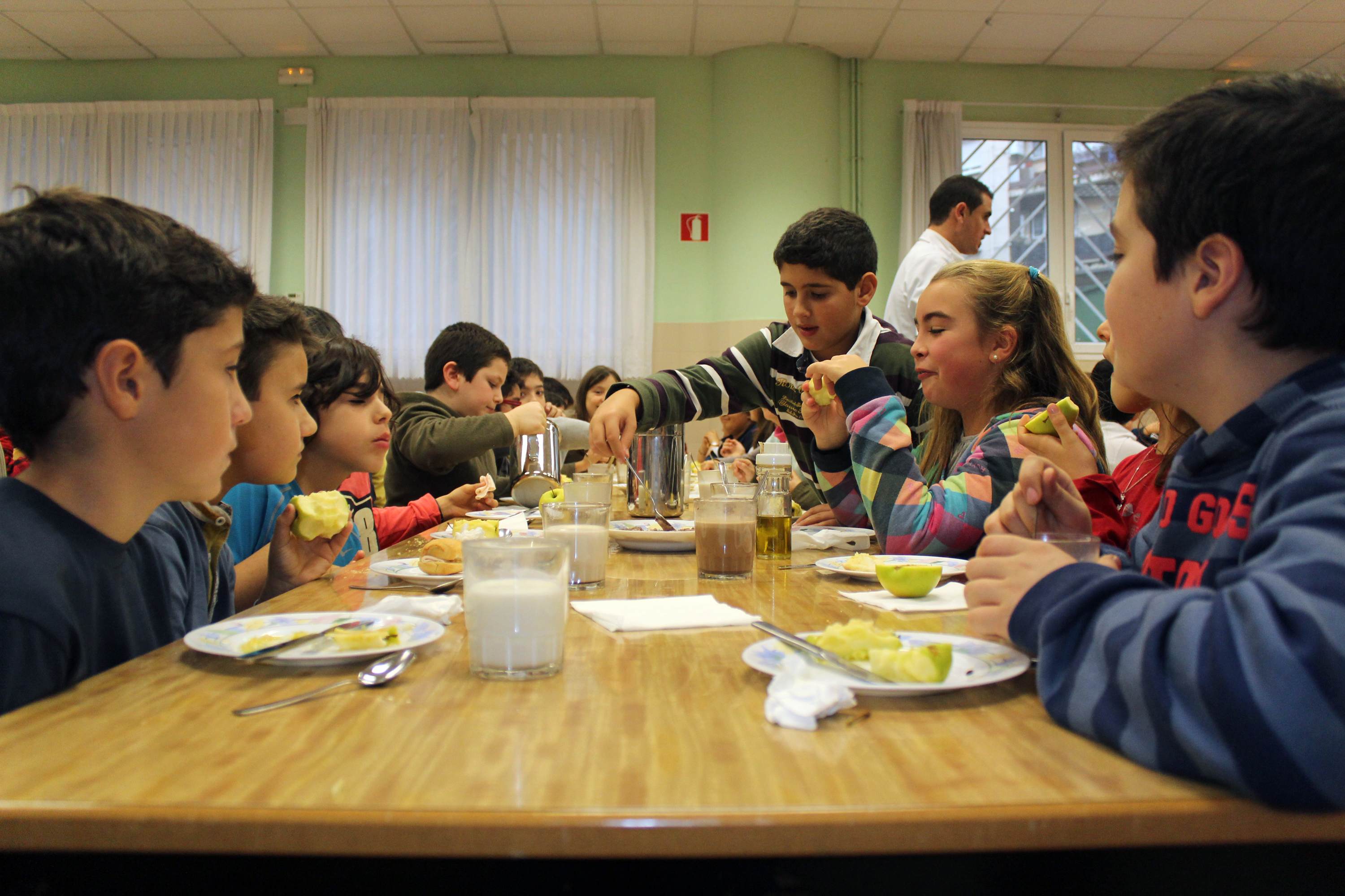 El 39 % de los escolares vascos toman un desayuno saludable compuesto por leche, cereales y fruta