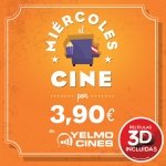 Los Miércoles tu entrada por sólo 3,90€ en Yelmo Cines 