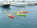 Estudiantes de español prueban el deporte de vela en Valencia