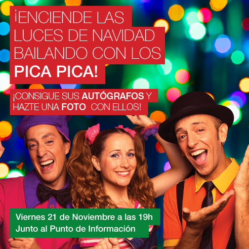 El grupo Pica Pica inaugura las Navidades más divertidas en TresAguas 
