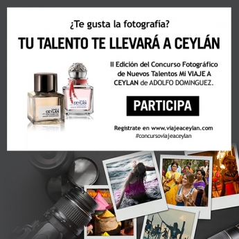 Lanzamiento II Concurso Fotográfico Mi VIAJE A CEYLAN de Adolfo Dominguez