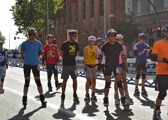 Un 50% de alumnos de Doble Empuje son adultos, interesados en los beneficios del patinaje