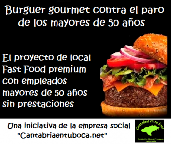 Nace un proyecto de FastFood para contratar parados mayores de 50 años
