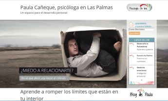 La psicóloga canaria Paula Cañeque estrena web