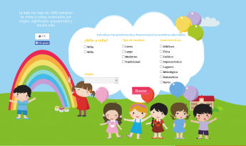 nombresdeniños.eu, la herramienta para buscar nombres de niños en español