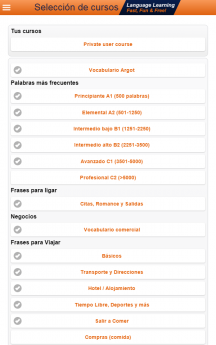 Aplicación Gratis para Aprender Vocabulario,Frases y Argot-30 Idiomas