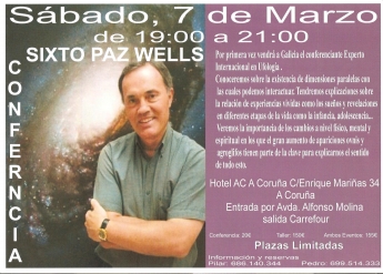 Conferencia y Taller de Sixto Paz, en Coruña