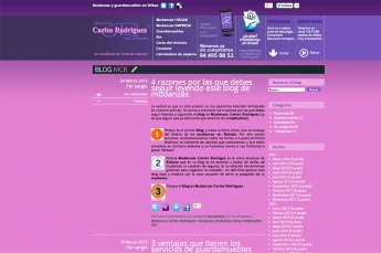 El blog de Mudanzas Carlos Rodriguez cumple 4 años