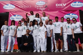 Quiromasajistas de CIM en la Carrera de la Mujer Valencia 2015