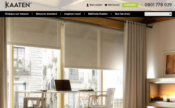 La empresa de cortinas online Kaaten se expande al mercado francés