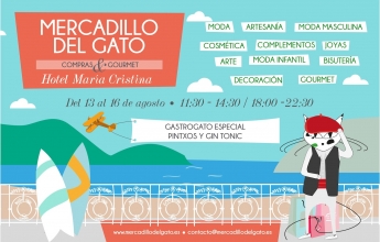 El Mercadillo del Gato se traslada a San Sebastián en su Semana Grande