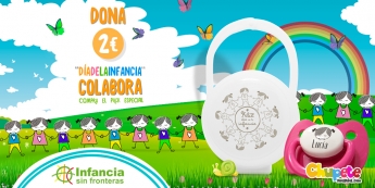 Infancia sin Fronteras y Chupetemania promueven la acción Chupete Solidario