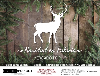 Mercado Navideño y solidario 2015 en el Palacio de Santa Barbara Madrid