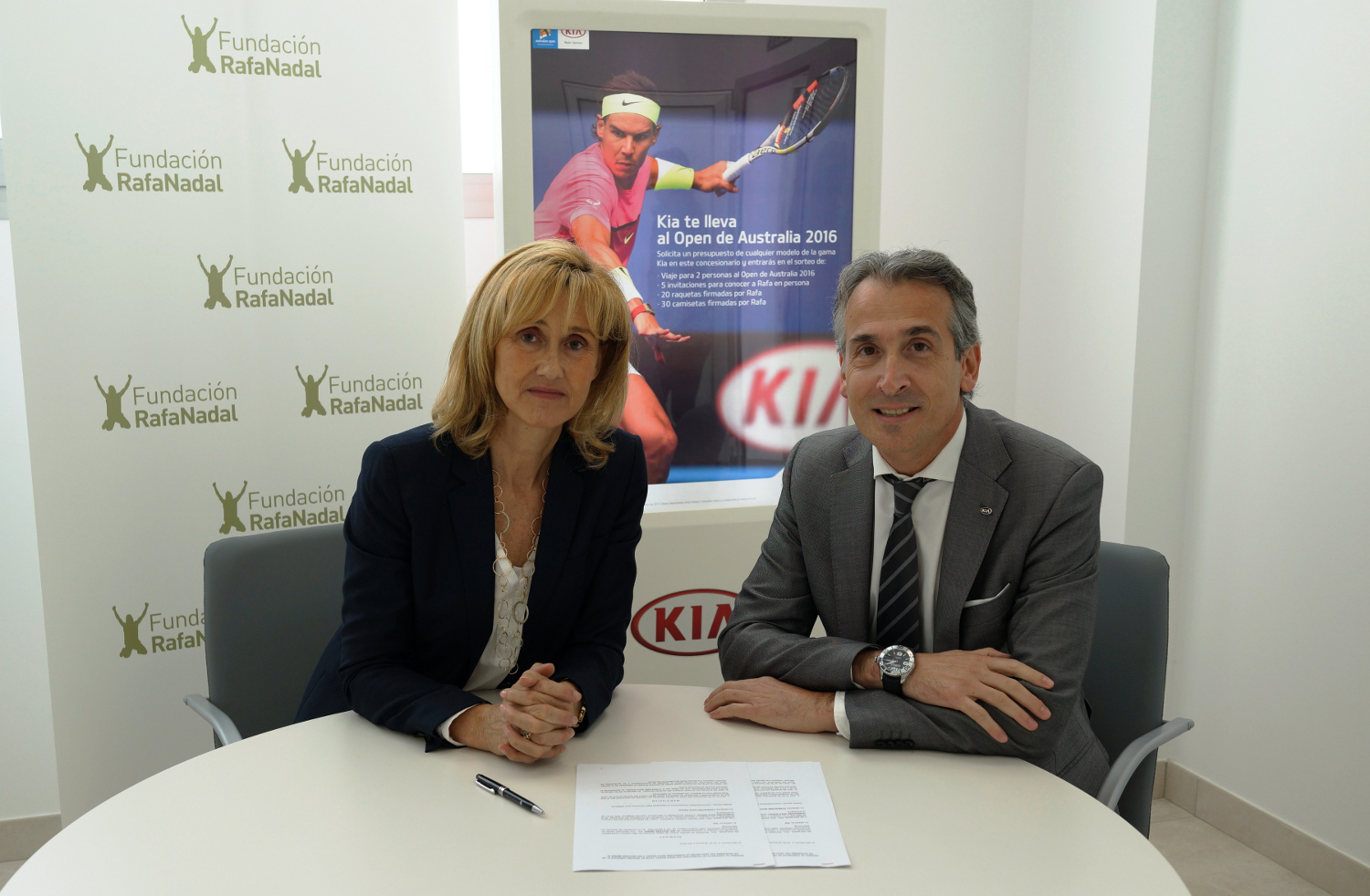 La Fundación Rafa Nadal y Kia Motors Iberia renuevan su colaboración