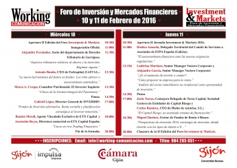 Gijón acoge la II Edición del Foro de Inversión y Mercados Financieros Investment&Markets