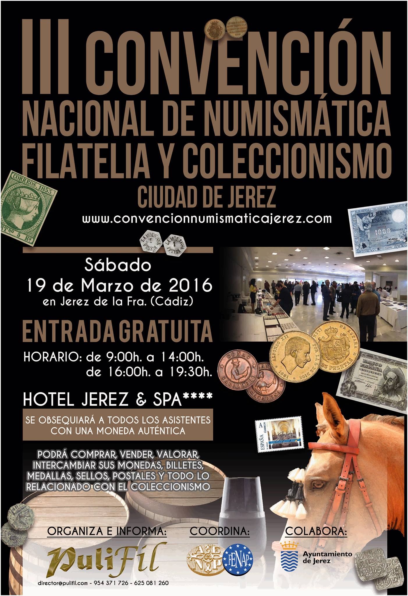 Fotografia Cartel de la III Convención Nacional de Numismática,