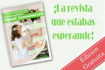 Todas las tendencias en 2016 para una comunión perfecta por Lucía Uría y Aire de Fiesta.Com