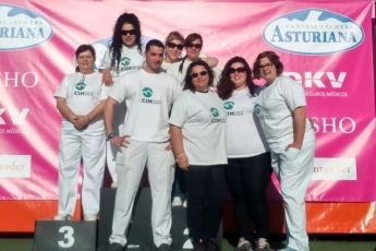 Masajistas de CIM Formación colaboran en la Carrera de la Mujer Valencia 2016