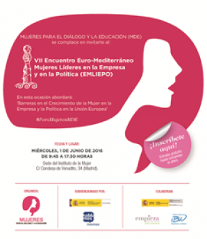 Llega el VII Encuentro Euro-mediterráneo de Mujeres Líderes en la Empresa y en la Política (EMLIEPO) 