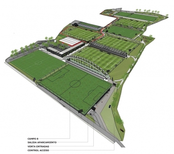 INBISA comienza la construcción de un nuevo campo y aparcamiento para el Athletic Club en Lezama (Bizkaia)
