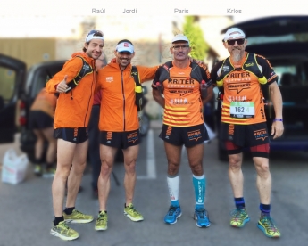 En la Trailwalker-Madrid, la carrera de 100 km por la lucha contra la pobreza, el equipo Kriter llega en primera posición