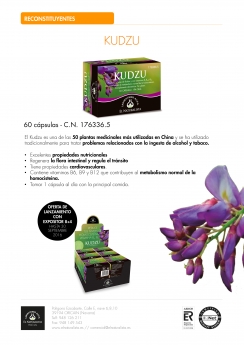 El Naturalista lanza Kudzu, nuevo suplemento para metabolizar la homocisteína