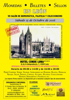 León acogerá el próximo sábado la convención nacional de numismática, filatelia y coleccionismo