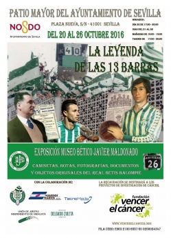 Exposición 'La leyenda de las 13 barras': historia del Betis para ayudar a Vencer el Cáncer