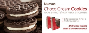 Las nuevas Choco Cream Cookies, caer en la tentación en la dieta sin sentirse culpable