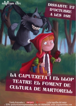 Caperucita Roja en Martorell, una función única el sábado 22/10