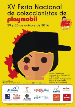 La mayor y más importante feria nacional de coleccionistas de clicks de Playmobil llega a Sevilla