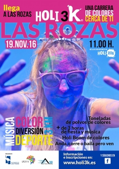 Toneladas de polvo de colores en Las Rozas con Holi 3K