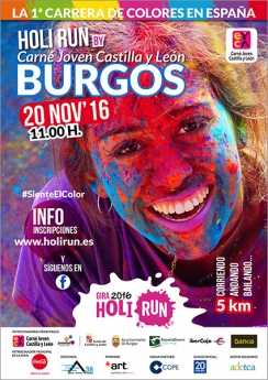 La fiebre de la Holi Run llega a Burgos