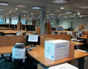 Las mudanzas de oficinas en Madrid repuntan en 2016