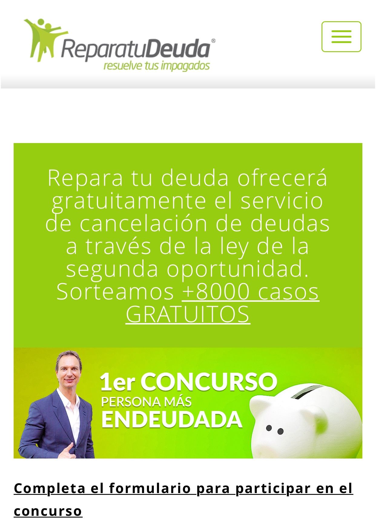 Premio para las personas con más deudas de España 