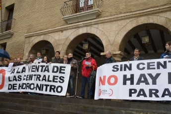Monzón se vuelca ante la amenaza de la venta de las centrales hidroeléctricas