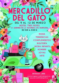 El esperado Mercadillo del Gato llega por primera vez a Pamplona