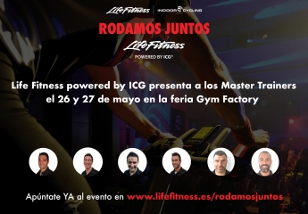 Life Fitness powered by ICG refuerza su equipo y lo presenta en Gym Factory