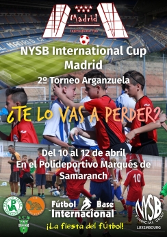 Madrid recibe a las grandes promesas del fútbol en la NYSB International Cup del 10 al 12 de abril